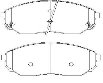 Тормозные колодки дисковые STARLINE BD S448