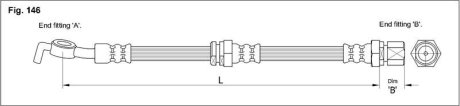 Тормозной шланг STARLINE HA ST.1064