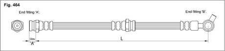 Тормозной шланг STARLINE HA ST.1093