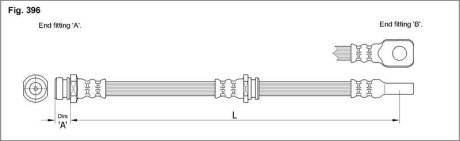 Тормозной шланг STARLINE HA ST.1113