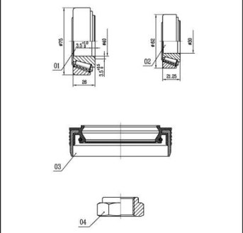 Подшипник колесный STARLINE LO 03430