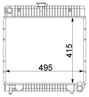 Радиатор охлаждения STARLINE MS2042