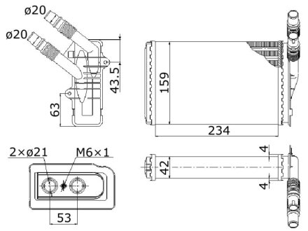 Радиатор отопления STARLINE RTA6099