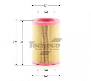 Фильтр воздушный DB A-klasa 140/160/190 7/97- Tecneco AR155