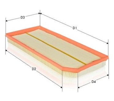 Фильтр воздушный MB C (C205), E (W213, C238, A238), 1.5H/2.0/2.0H, 17- Tecneco AR1685PM