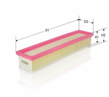 Фільтр повітряний (з додат. фільтром) Citroen Berlingo/Peugeot 206/307 1.4/16 HDI Tecneco AR2059PMS