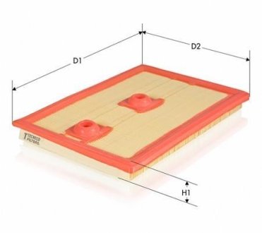 Фільтр повітряний VW Golf 13- Tecneco AR27009PM