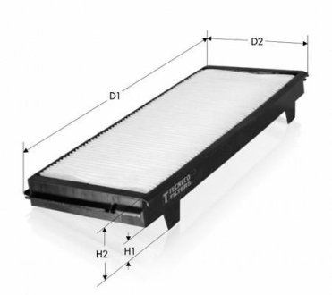 Фильтр салона Saab 9-3 98-03/900 93-98 Tecneco CK9724