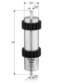 Фільтр паливний Audi A6/A6/S6 IV (4G2,C7) 10- Tecneco GS6008