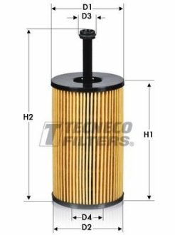 Фільтр масл. Citroen Berlingo,C2/C3,Xsara,Peugeot 106/206/30 Tecneco OL0114E