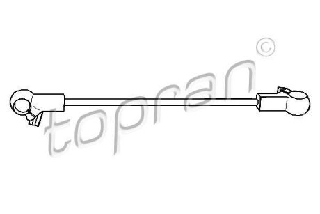 Шток вилки переключения передач TOPRAN / HANS PRIES 103 077