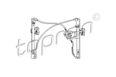 Склопідйомник TOPRAN / HANS PRIES 103 099