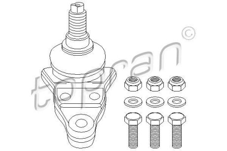 Шарова опора TOPRAN / HANS PRIES 103346