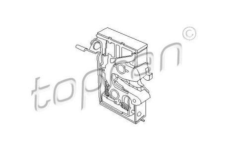 Замок дверний TOPRAN / HANS PRIES 103433