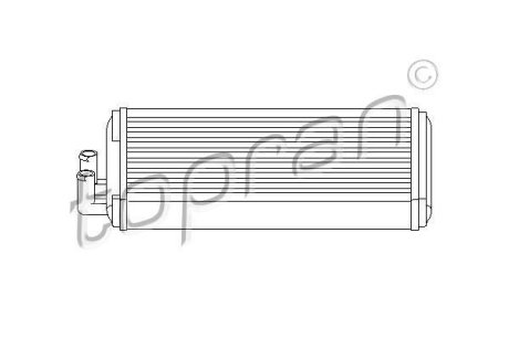 Радіатор пічки TOPRAN / HANS PRIES 103705