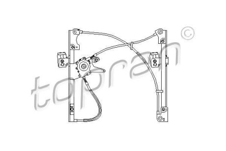 Склопідіймач TOPRAN / HANS PRIES 107389