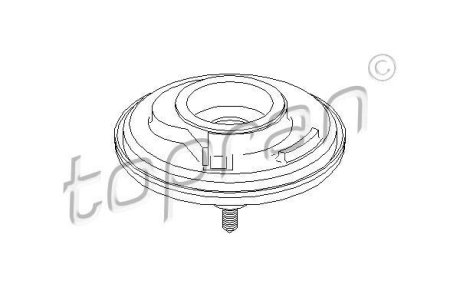 Тарелка пружины TOPRAN / HANS PRIES 108298