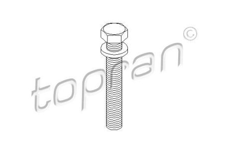 Болт шкiва M18x1,5mm L=110mm TOPRAN / HANS PRIES 109336