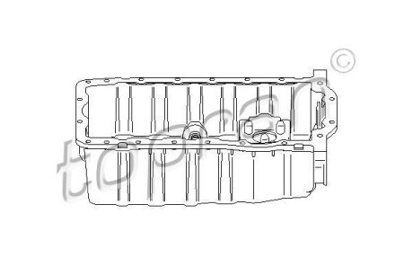 Масляний поддон TOPRAN / HANS PRIES 109 616