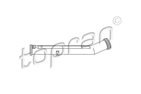 Патрубок с-ми охлаждения VW Golf 4, Golf 3, Caddy 2, Polo 1.4/1.6E 95- TOPRAN / HANS PRIES 109 625