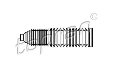 Пильник рульового керування TOPRAN / HANS PRIES 110172