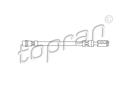 Гальмiвний шланг TOPRAN / HANS PRIES 110413
