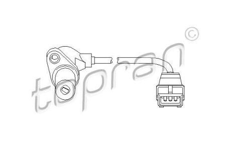 Датчик частоты вращения, управление двигателем TOPRAN / HANS PRIES 111378
