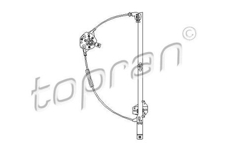 Склопідіймач TOPRAN / HANS PRIES 111 718