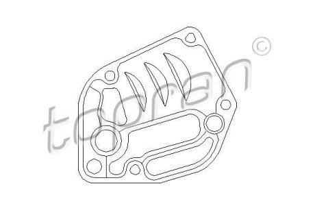 Прокладка корпуса масляного фильтра Audi A3/A4/A6 1.8T 97- TOPRAN / HANS PRIES 111 910