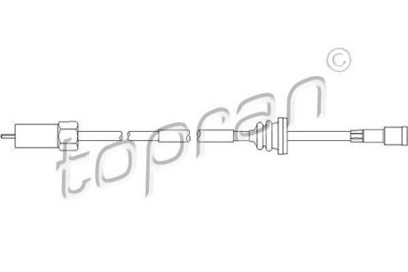 Трос спiдометра TOPRAN / HANS PRIES 202222