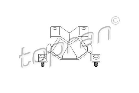 Подушка двигателя TOPRAN / HANS PRIES 205135