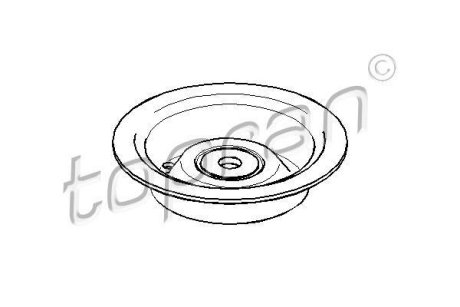 Подшипник опоры амортизатора TOPRAN / HANS PRIES 205 454