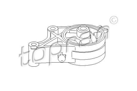 Подушка двигателя TOPRAN / HANS PRIES 206578