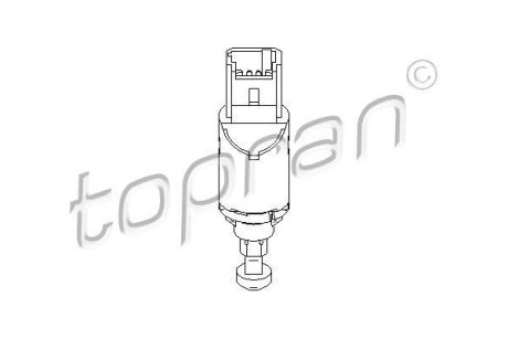 Выключатель, привод сцепления (Tempomat), Выключатель, управление сцеплением TOPRAN / HANS PRIES 207436