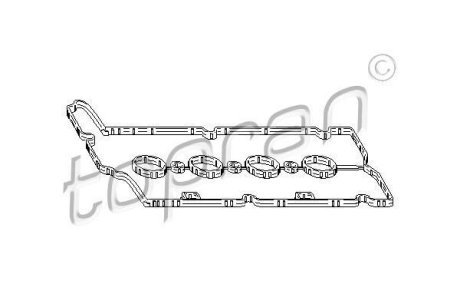 Прокладка клапанной крышки TOPRAN / HANS PRIES 207621