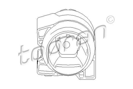 Подушка двигателя TOPRAN / HANS PRIES 407829