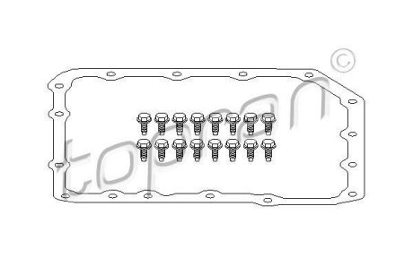 Прокладка АКПП TOPRAN / HANS PRIES 500784