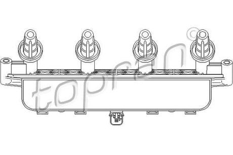 Катушка зажигания ZN TOPRAN / HANS PRIES 721405