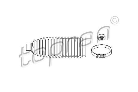 Пыльник рулевого управления, к-т TOPRAN / HANS PRIES 722467