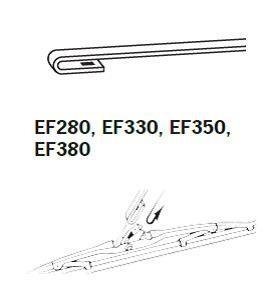 Щітка склоочисника каркасна 350mm ExactFit Сonventional Trico EF350