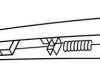 Щітка склоочисника каркасна задня 180mm ExactFit Rear Citroen C4 (LC), DS3, DS4 (EX180B) Trico EX180 (фото 1)