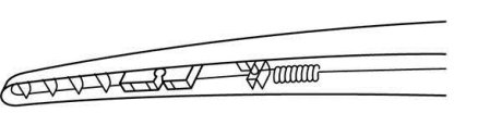 Щетка стеклоочистителя каркасная задняя 180mm ExactFit Rear Citroen C4 (LC), DS3, DS4 (B) Trico EX180