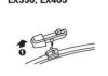 Щетка стеклоочистителя каркасная задняя 350mm ExactFit Rear Audi A1, A4, BMW X-5, Seat Alhambra (EX356B) Trico EX356 (фото 3)