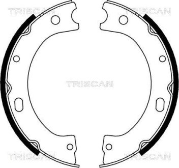 Комплект гальмівних колодок, Стоянкове гальмо TRISCAN 810014011