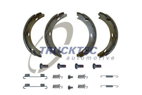 Колодки ручника MB (W124/W201/W210) 82- (164x20) TRUCKTEC 02.35.006