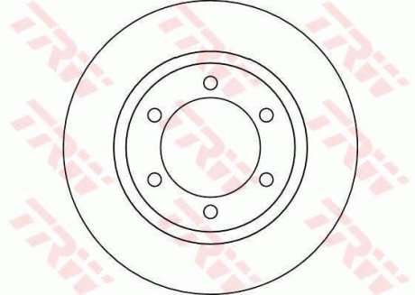 Гальмівний диск TRW DF4115 (фото 1)