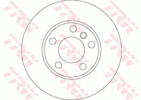 Тормозной диск TRW DF4390S