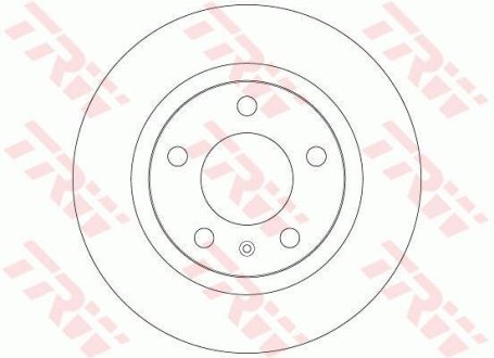 Гальмівний диск TRW DF6339