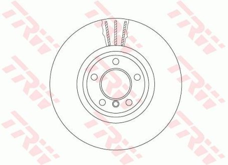 Диск гальмівний TRW DF6615S