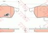 Комплект гальмівних колодок TRW GDB1440 (фото 1)